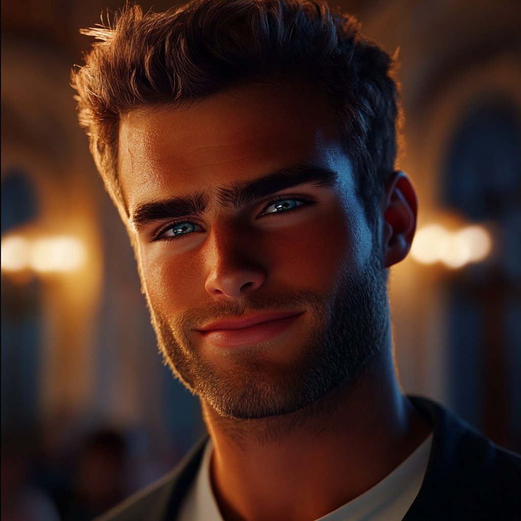 A smiling young man | Source: Midjourney