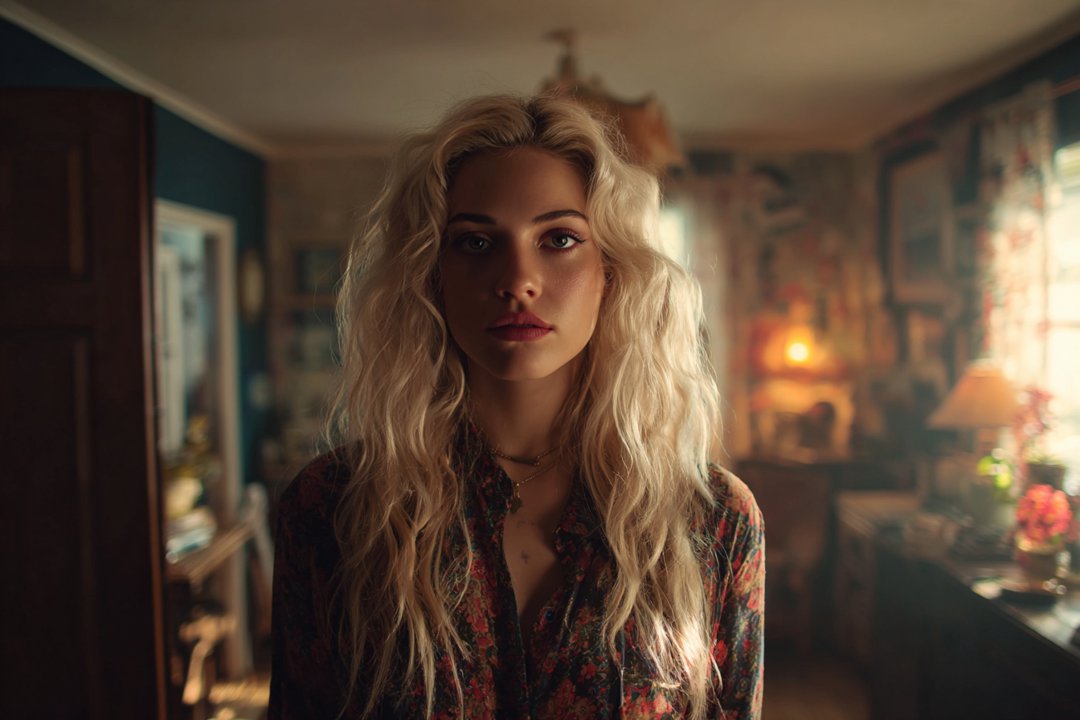 A woman standing in a house | Source: Midjourney