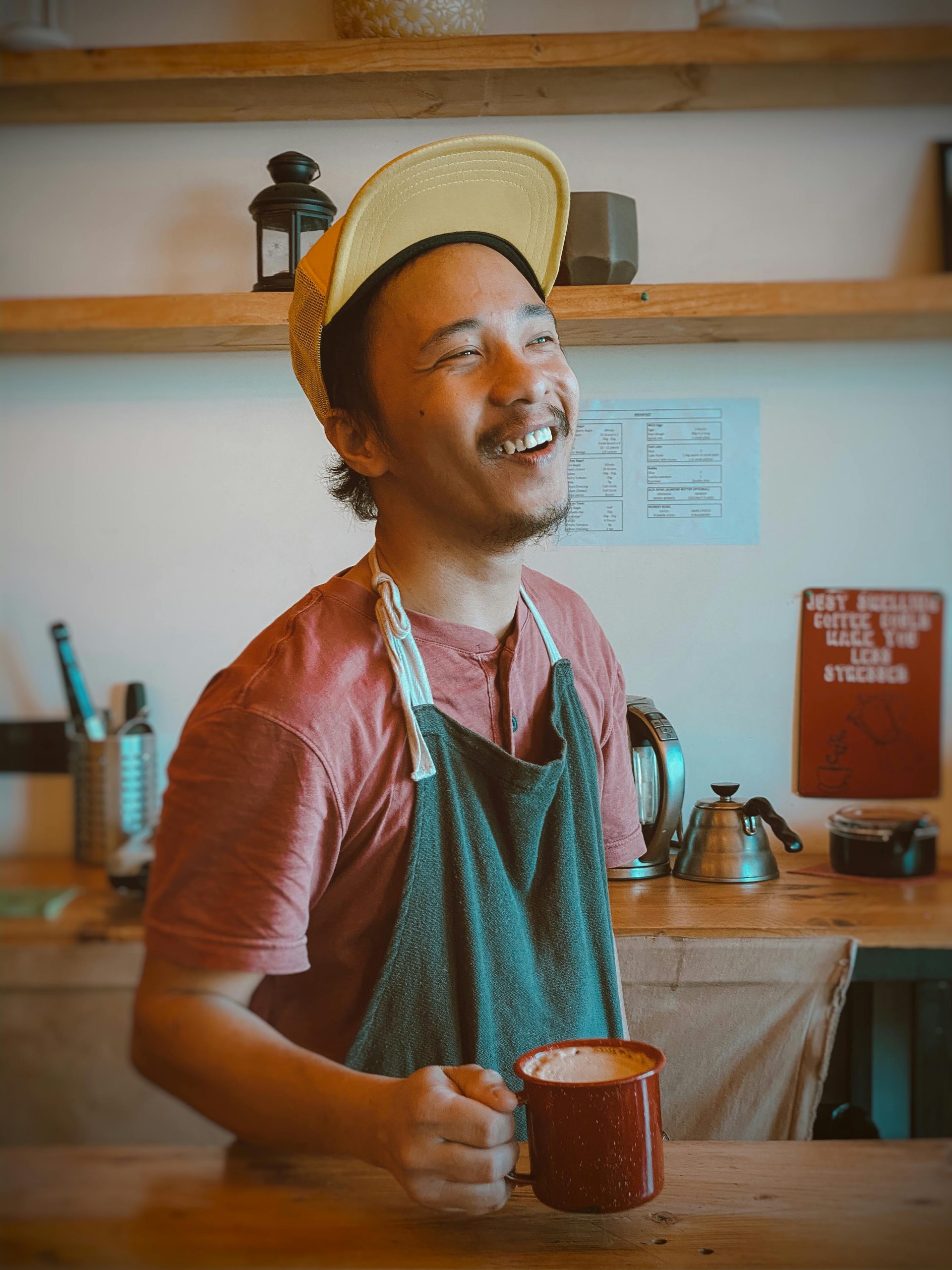 A happy barista | Source: Pexels