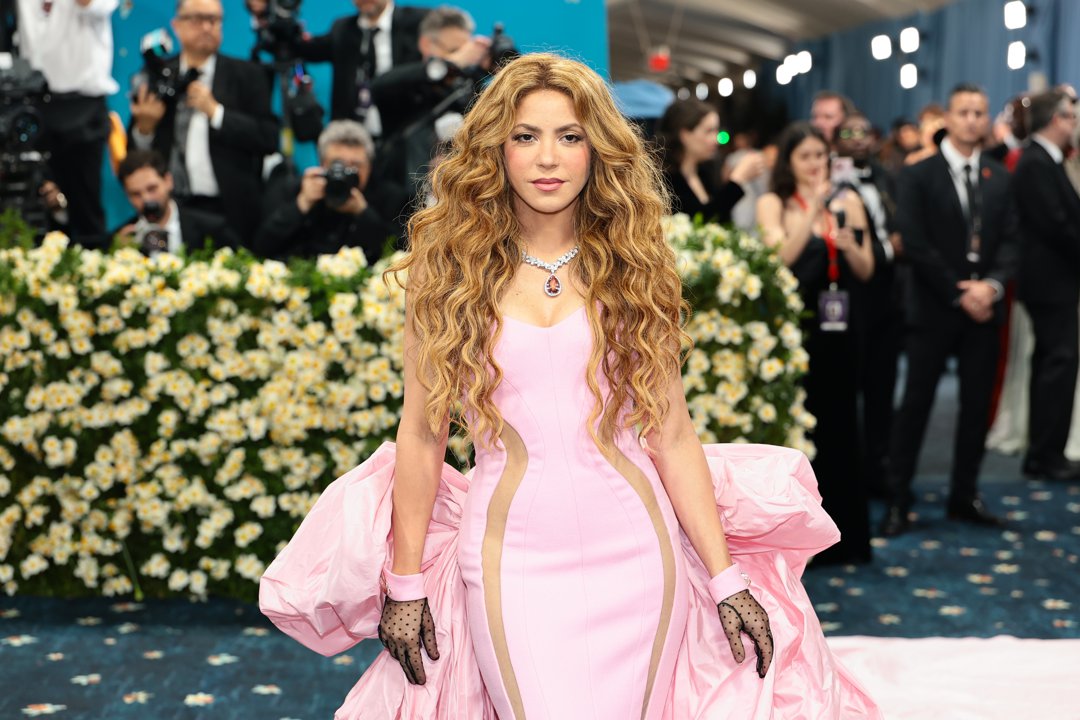 Shakira at the 2025 Met Gala on May 5 in New York. | Source: Getty Images