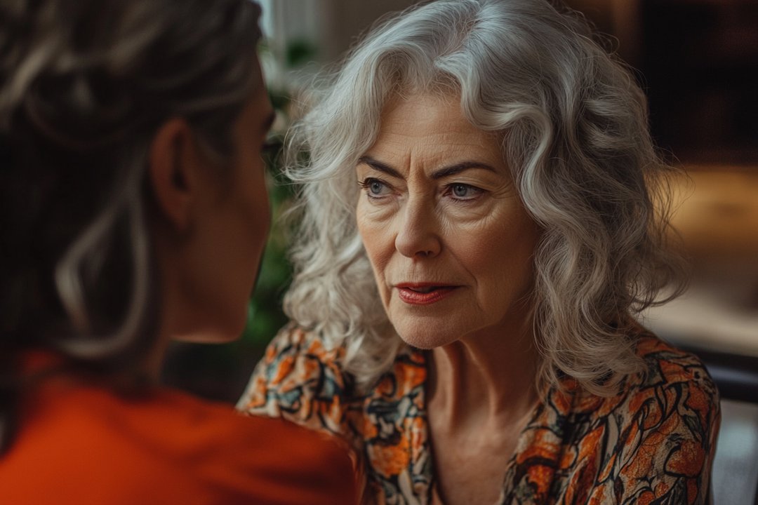 A woman talking to her daughter-in-law | Source: Midjourney