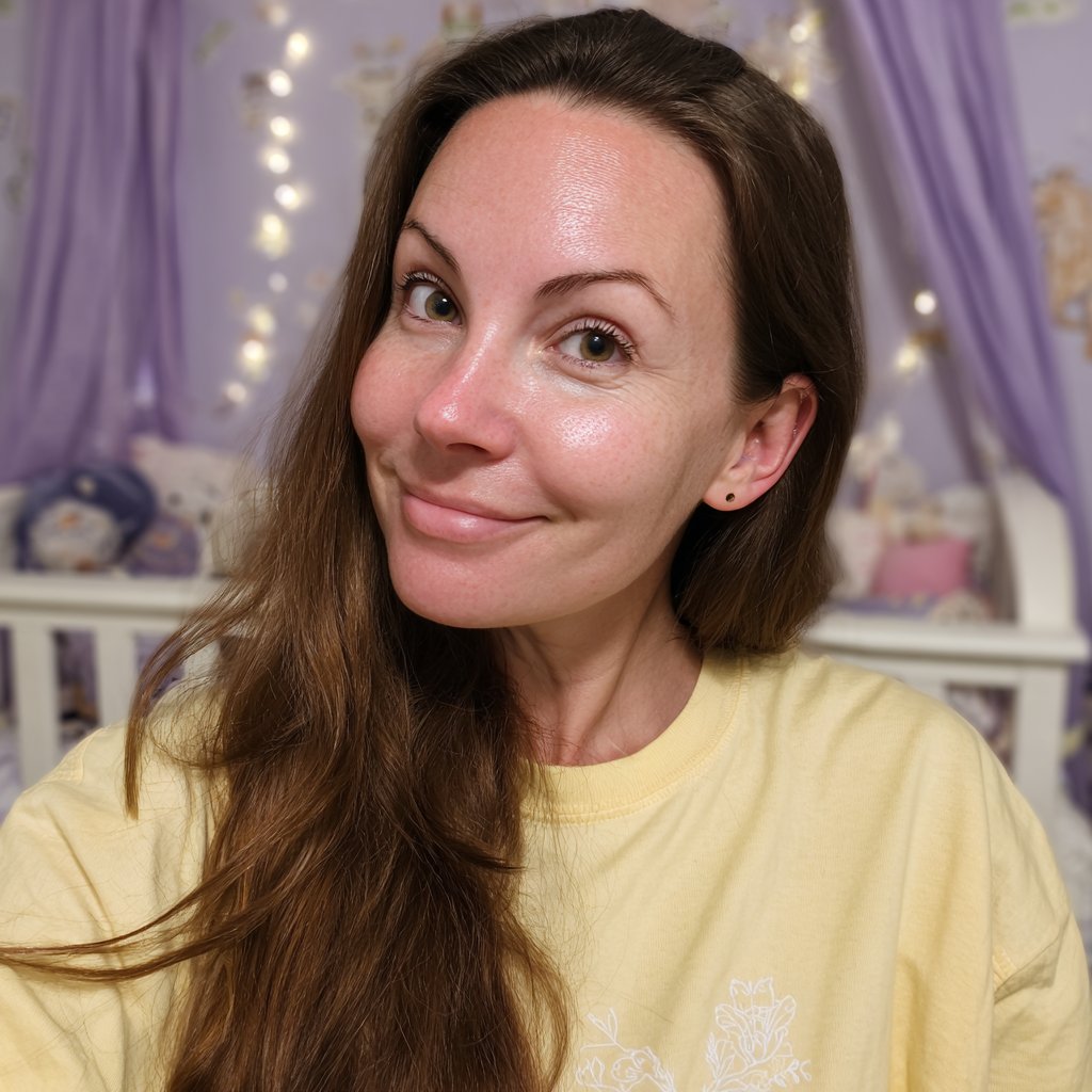 A smiling woman standing in a nursery | Source: Midjourney