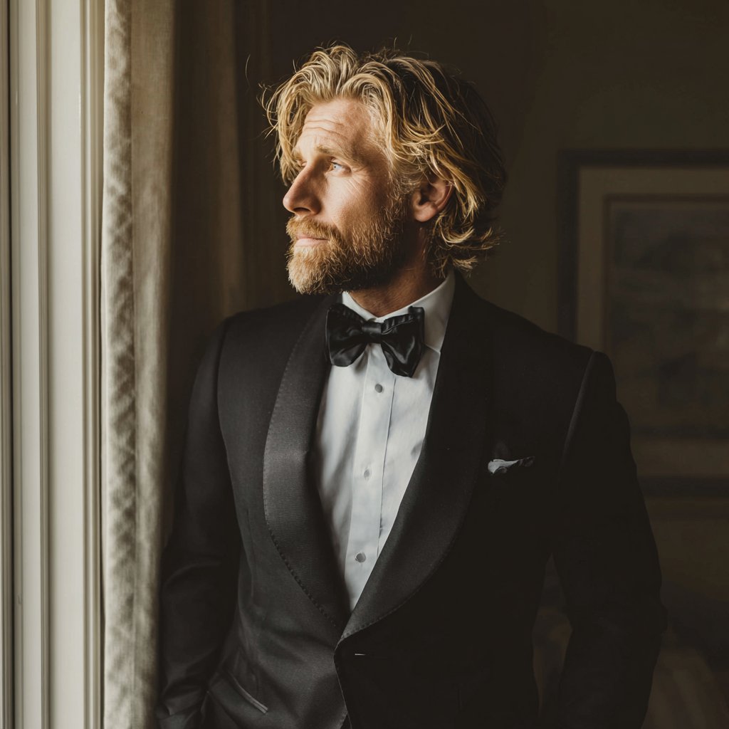 A man looking out of a window | Source: Midjourney