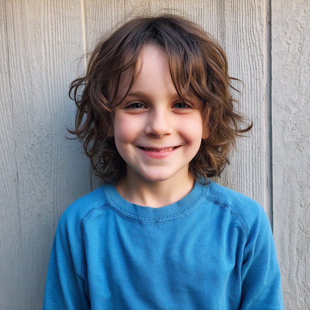 A smiling little boy | Source: Midjourney