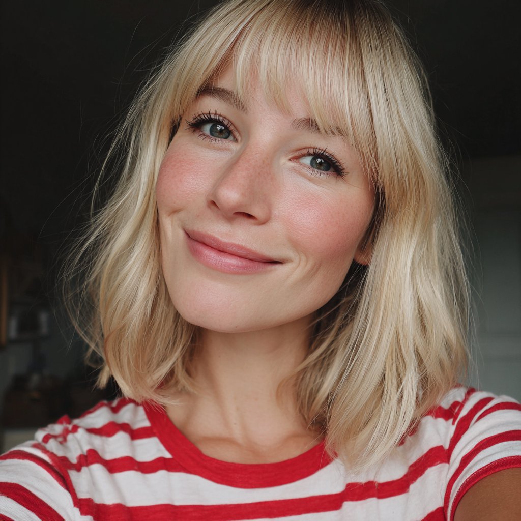 A close up of a smiling woman | Source: Midjourney