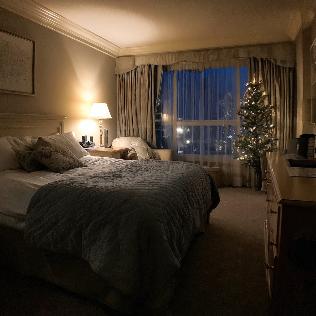 The interior of a hotel room | Source: Midjourney