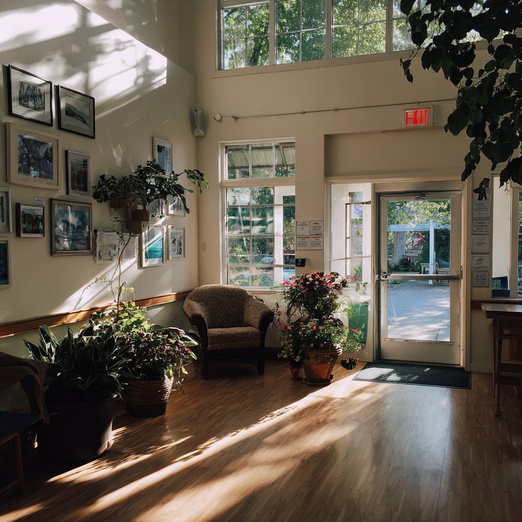 The interior of a senior center | Source: Midjourney