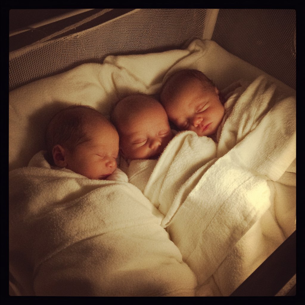 Sleeping babies in a crib | Source: Midjourney