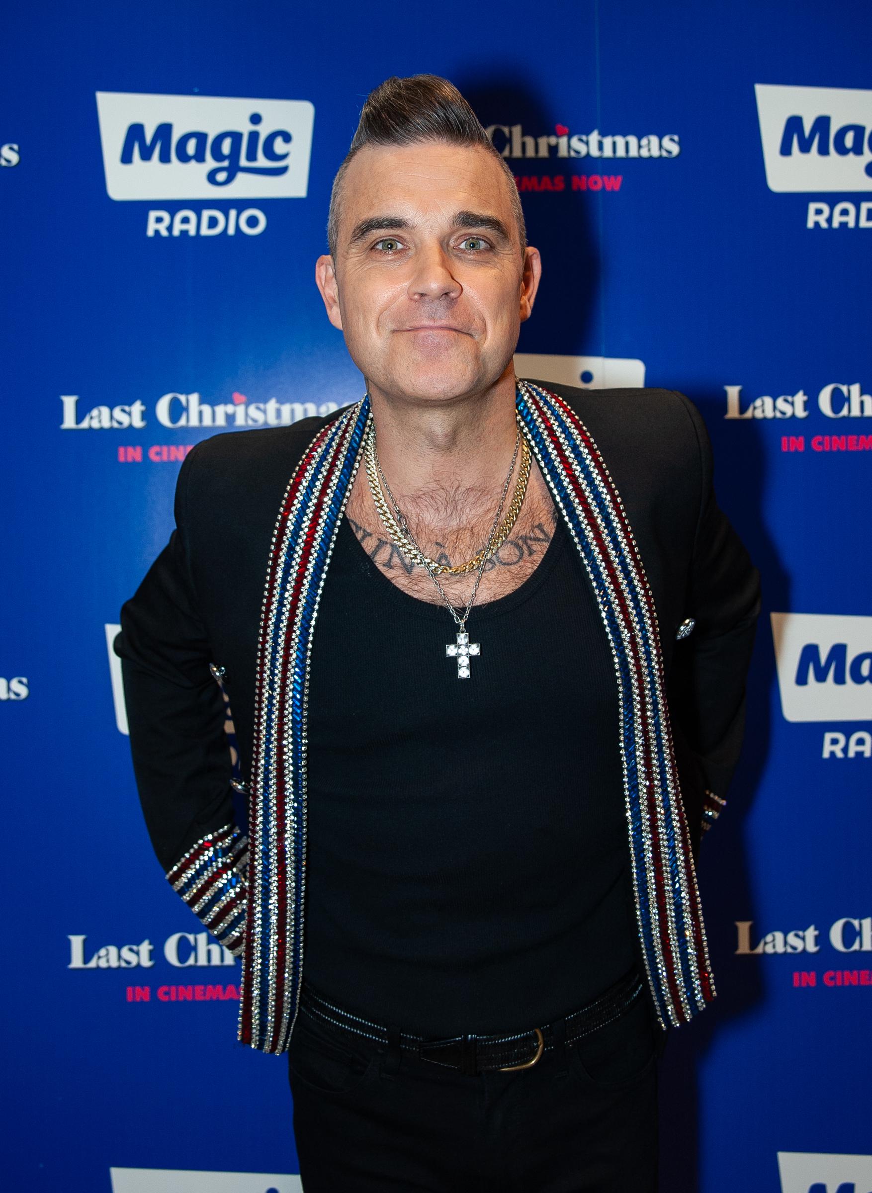 Robbie Williams attended Magic Radio's Magic of Christmas with