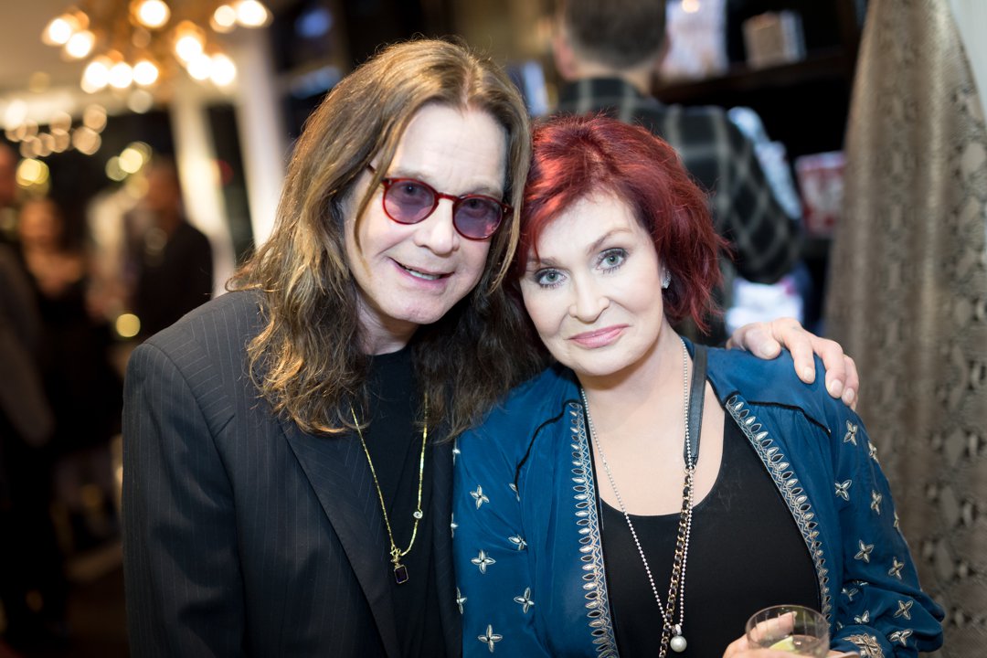 Ozzy and Sharon Osbourne at the Billy Morrison Aude Somnia Solo Exhibition on September 28, 2017, in Los Angeles, California. | Source: Getty Images