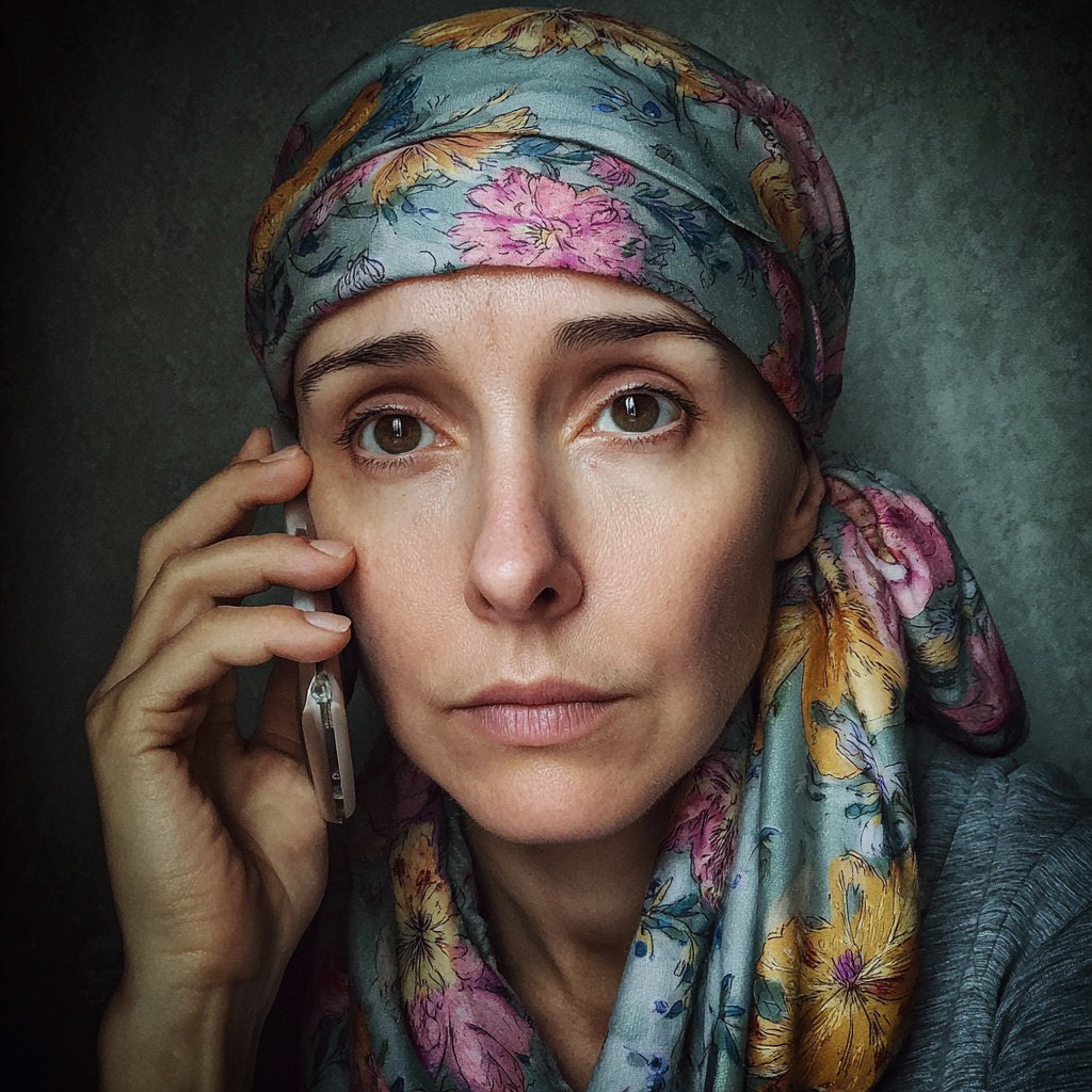 A woman on the phone | Source: Midjourney