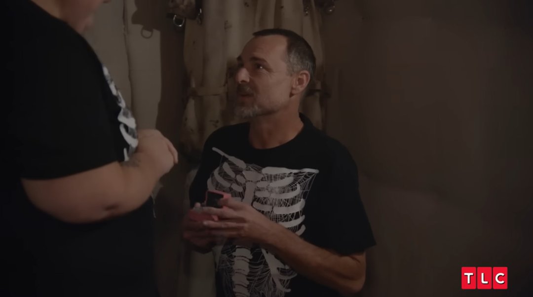 Brian Lovvorn gets down on one knee to propose to Amy Slaton inside a horror-themed house, as posted on July 7, 2025 | Source: Youtube/TLC