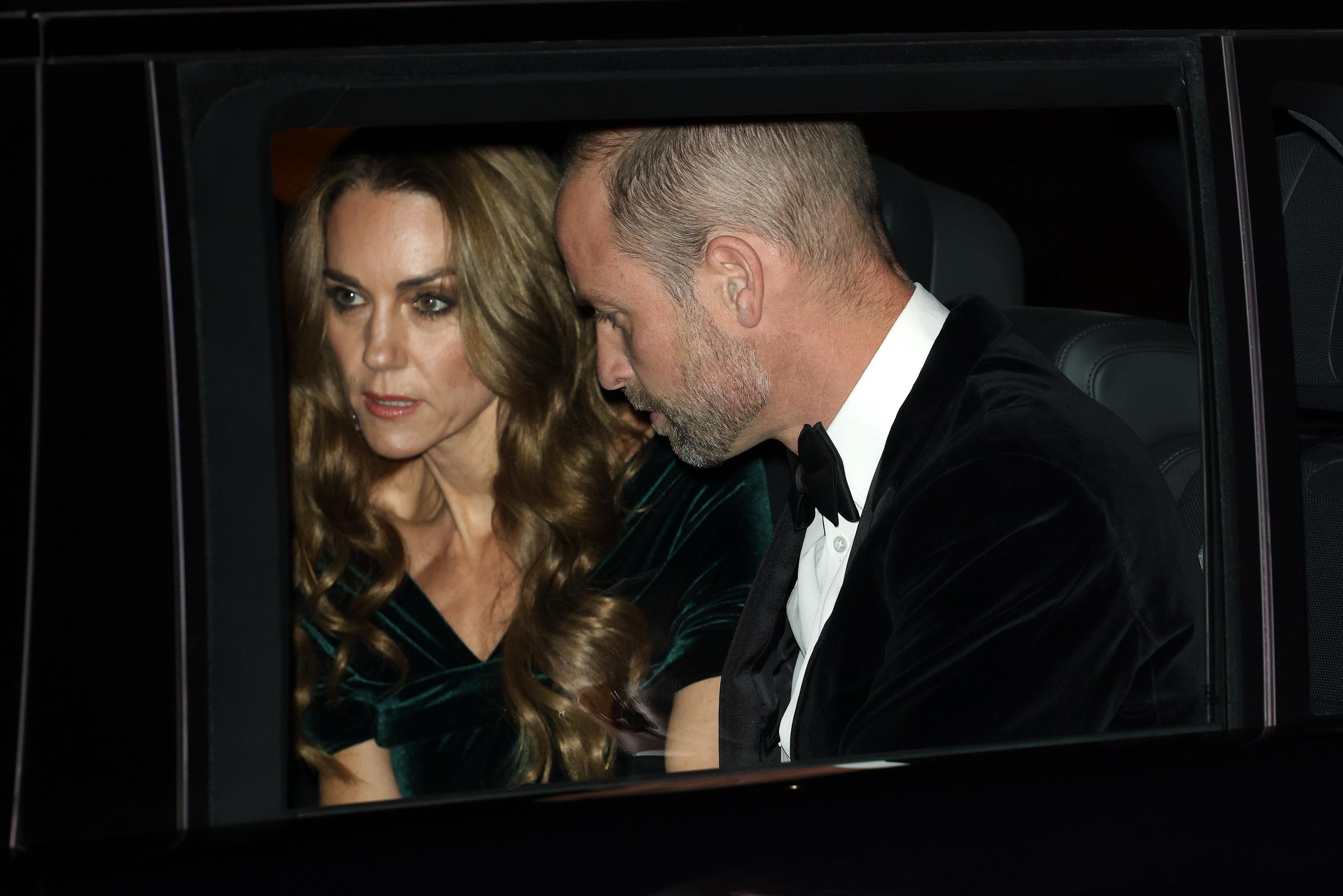 Catherine, Princess of Wales, and William, Prince of Wales, arriving at the Royal Variety Performance at Royal Albert Hall on November 19, 2025, in London, England. | Source: Getty Images