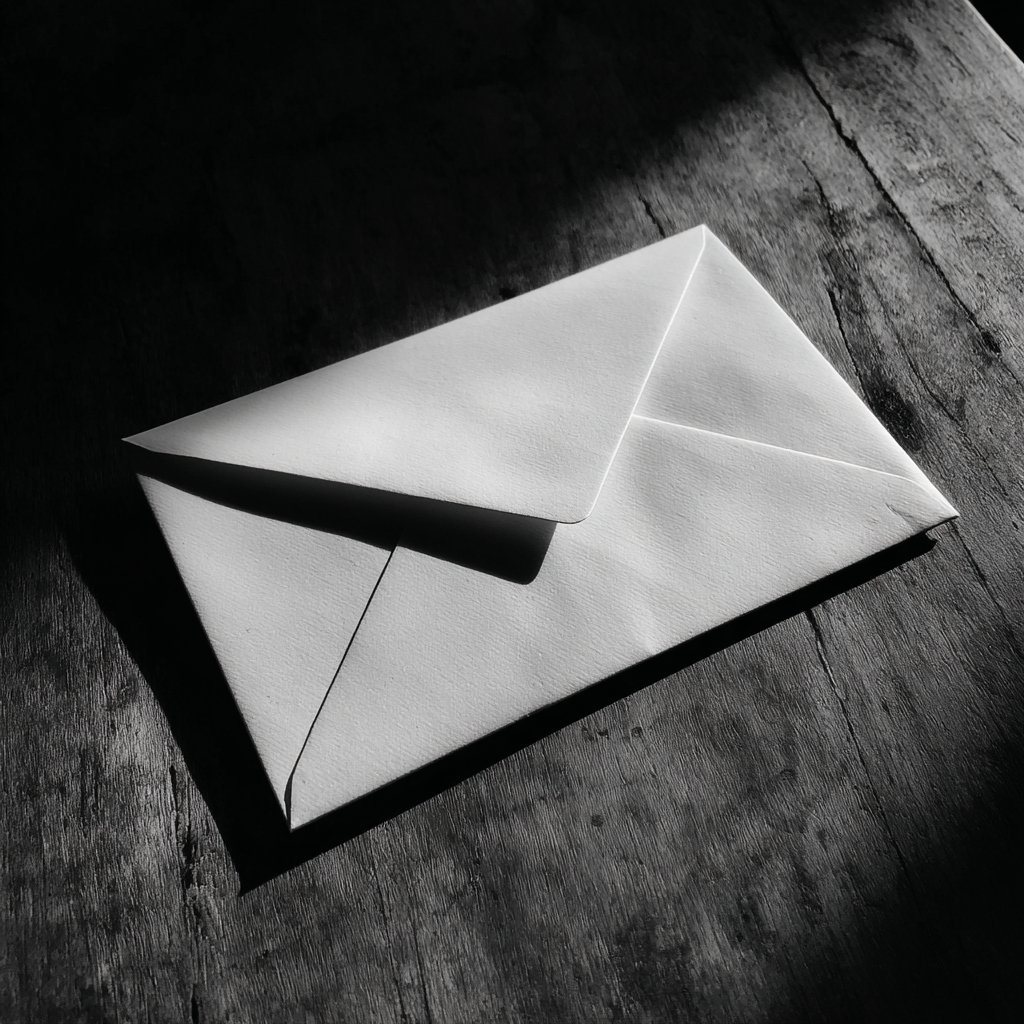 An envelope on a table | Source: Midjourney