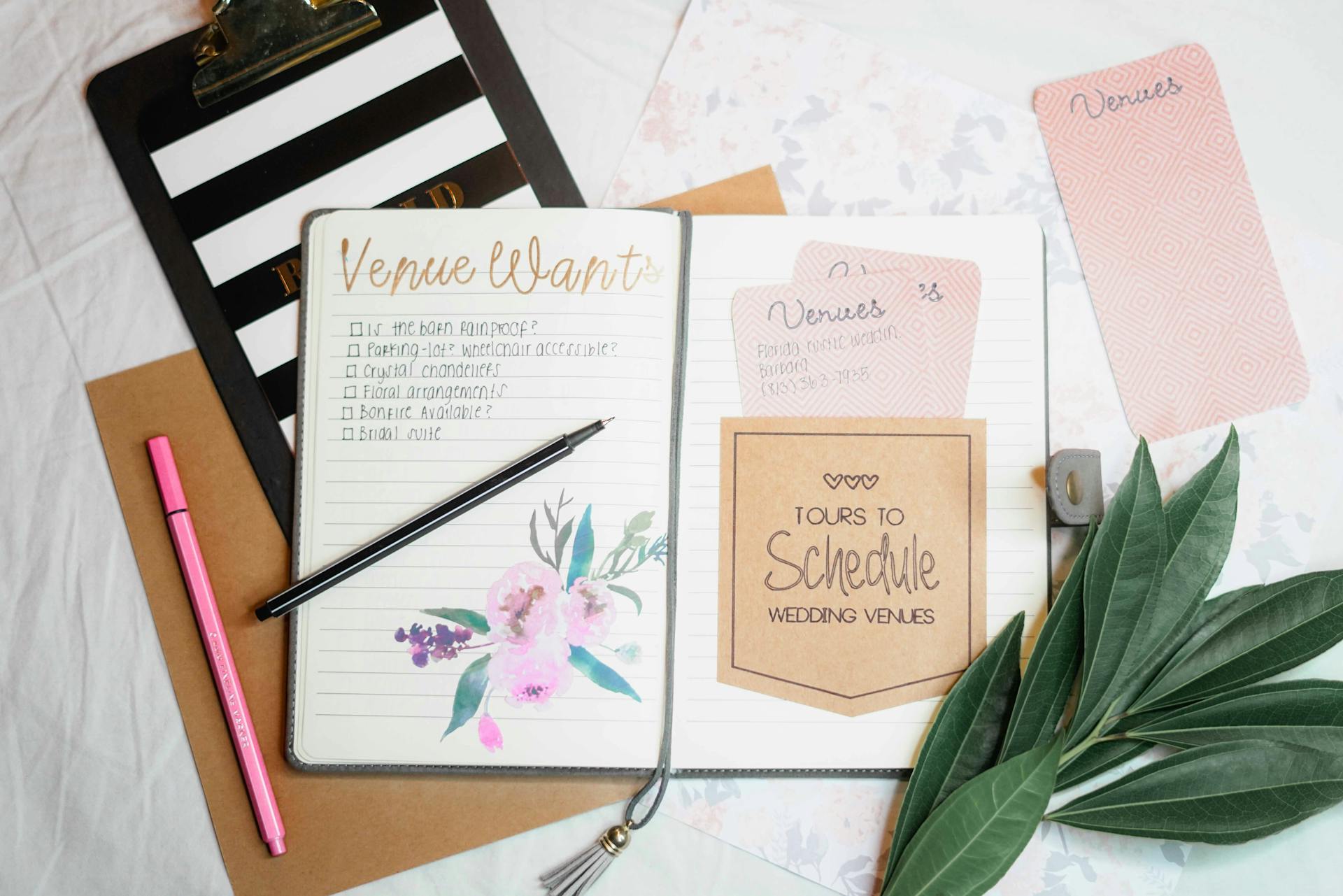 A wedding planning journal | Source: Pexels