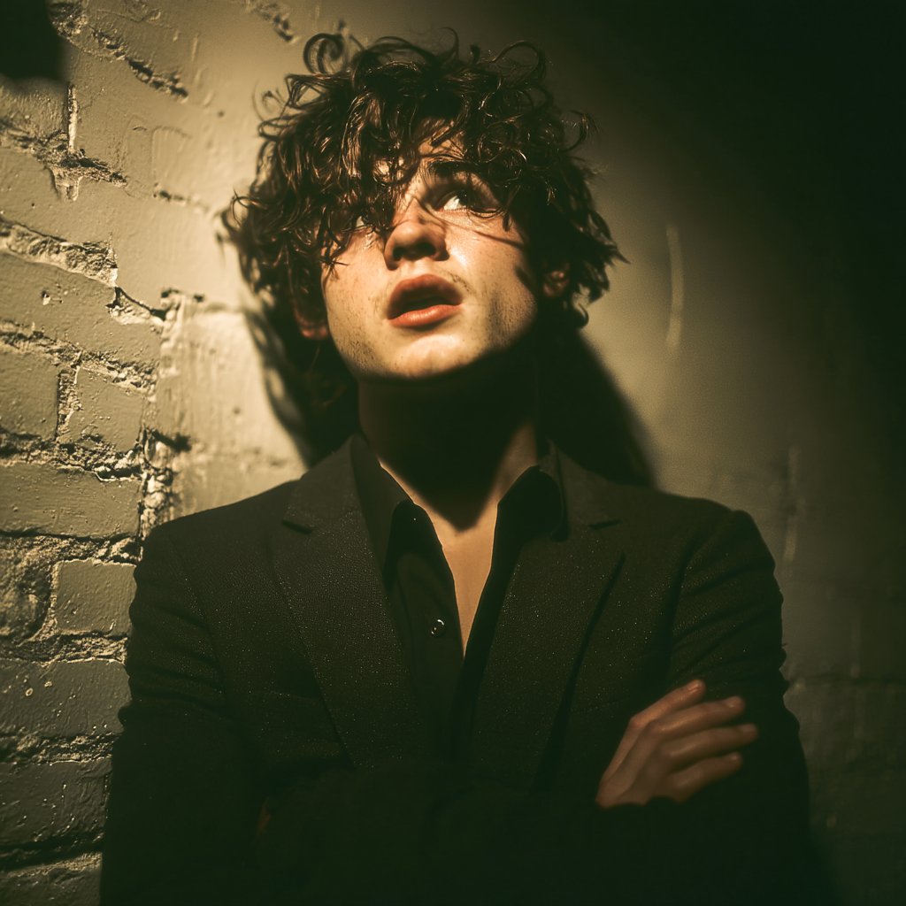 A serious boy in a suit | Source: Midjourney