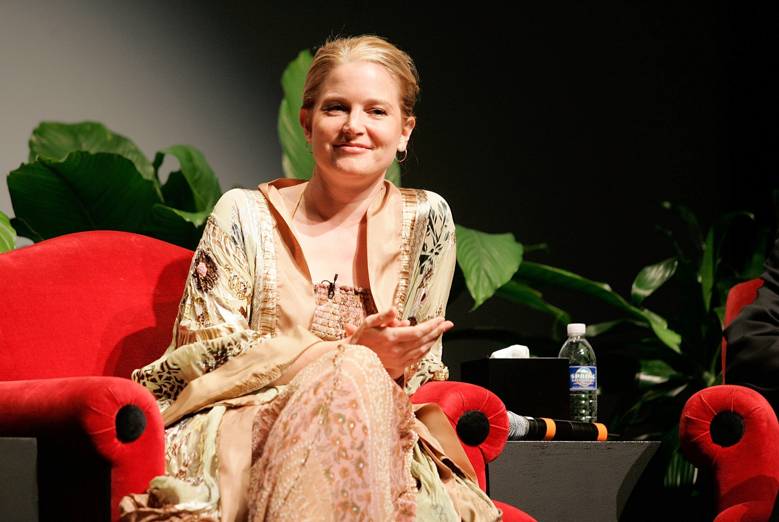 Bridget Fonda took part in a panel during the 