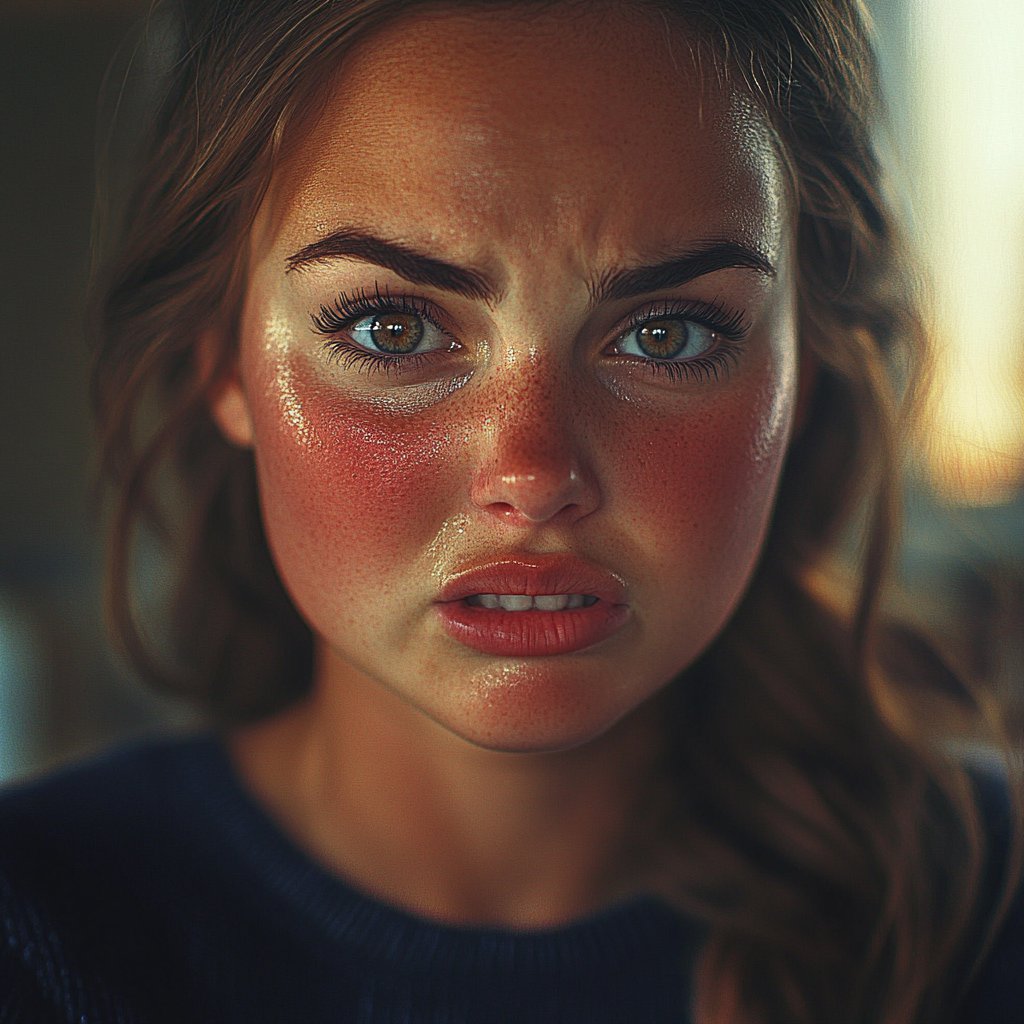 An anxious woman | Source: Midjourney