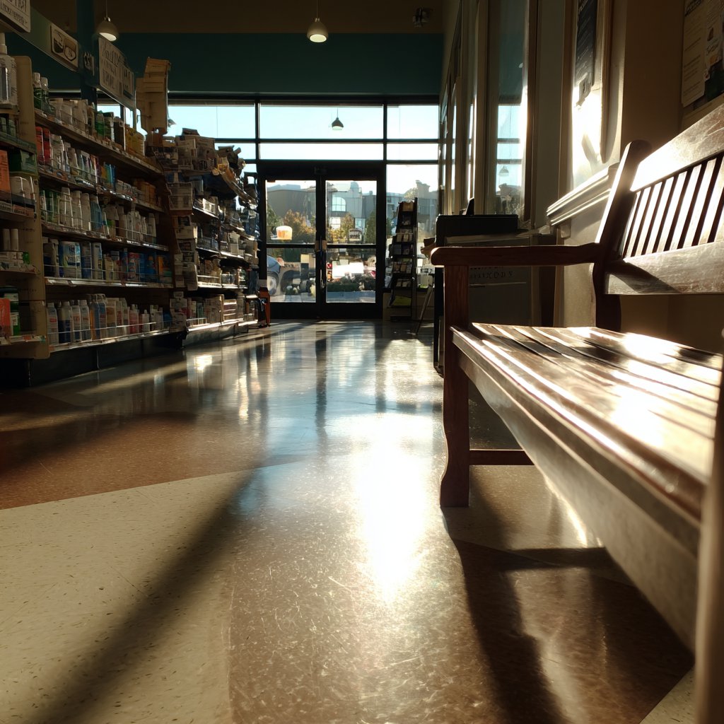 A close-up of a bench in a store | Source: Midjourney