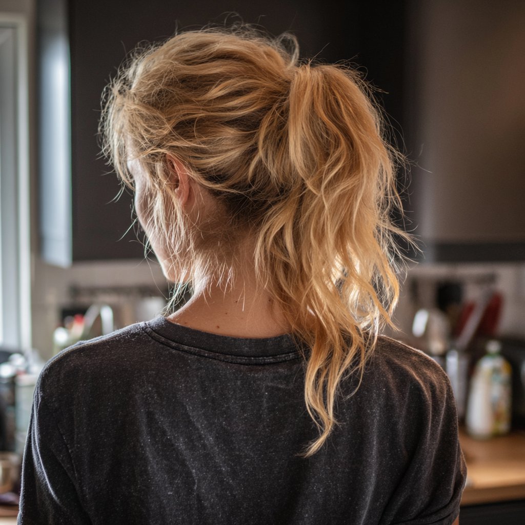 A woman standing in a kitchen | Source: Midjourney