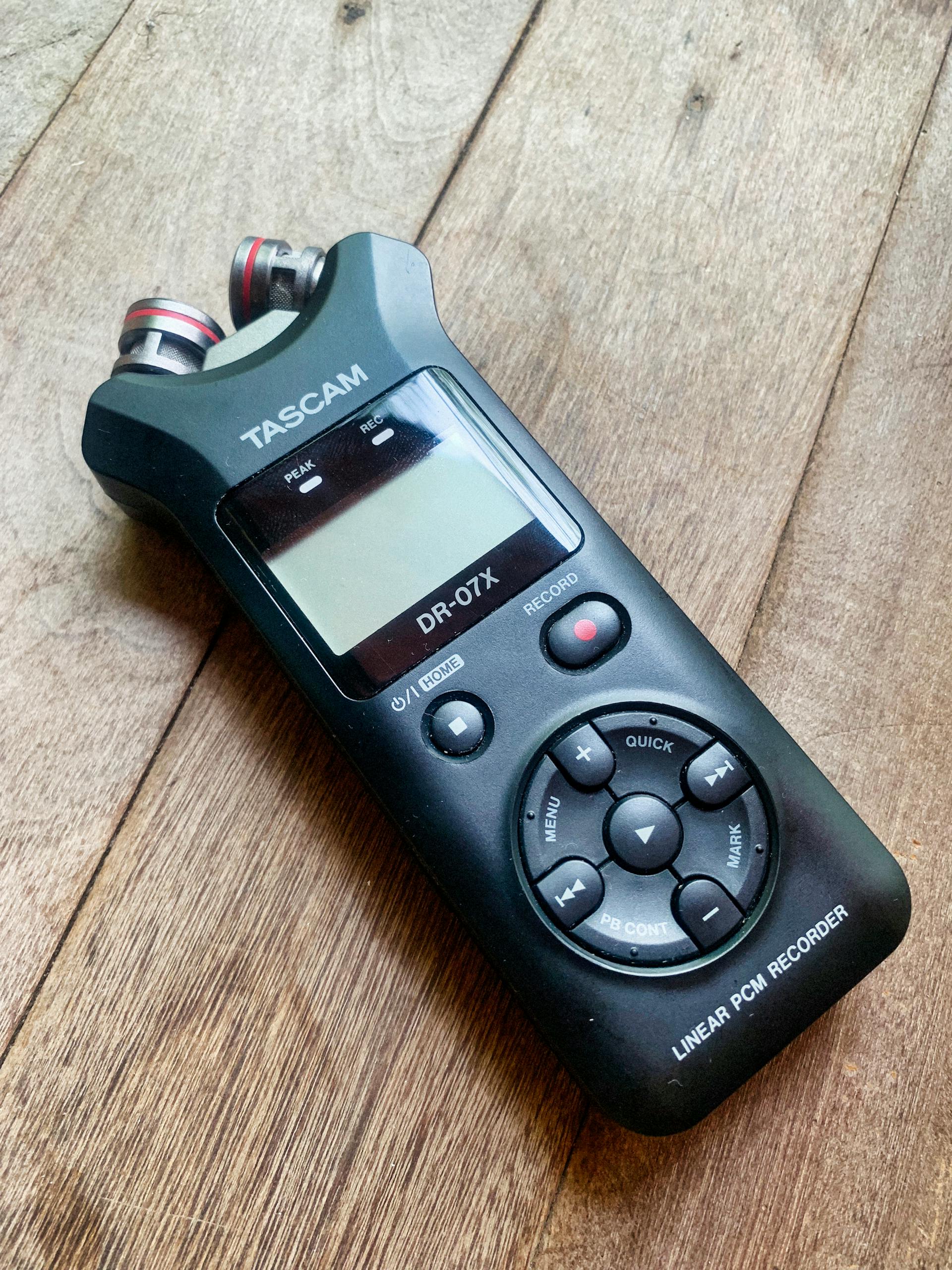 An audio recorder | Source: Pexels