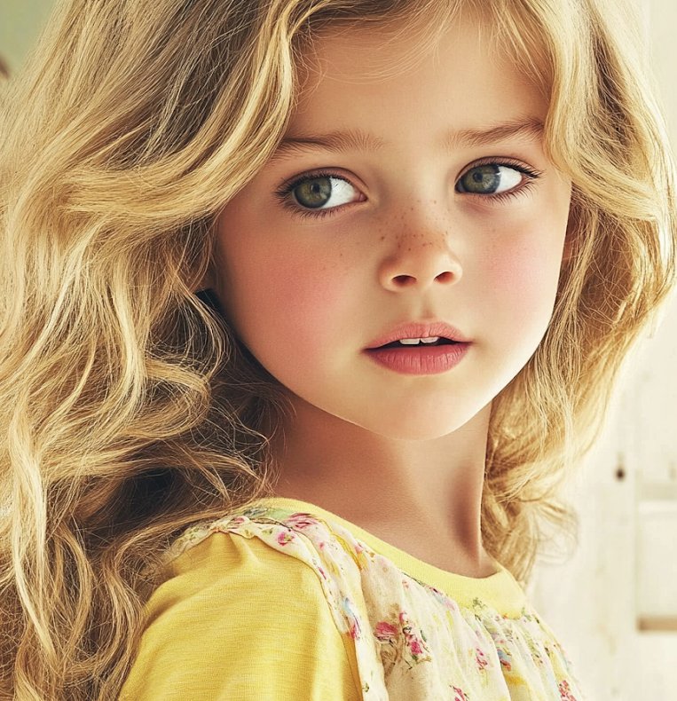 A girl looking over her shoulder | Source: Midjourney