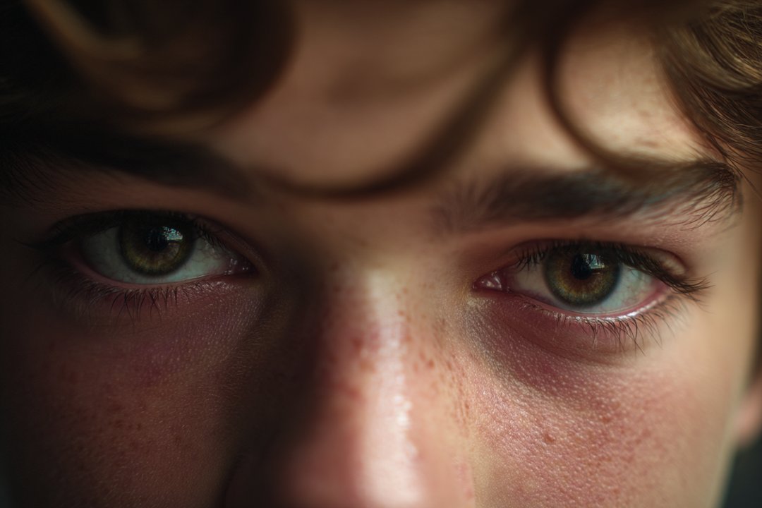 A close-up shot of a boy's eyes | Source: Midjourney