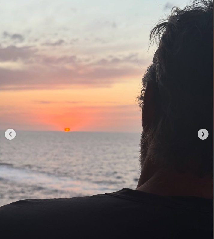 The silhouette of a man's head, featured in Jennifer Aniston's Instagram post, dated September 7, 2025 | Source: Instagram/jenniferaniston