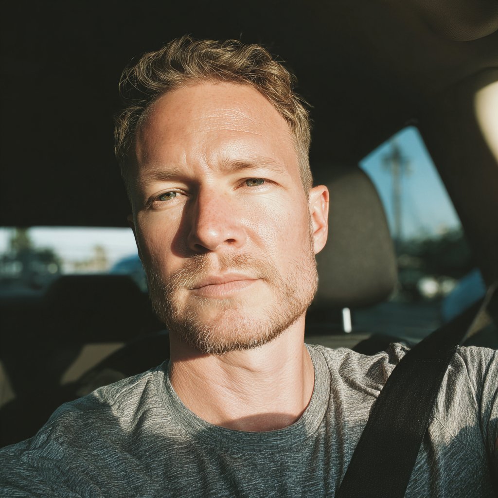 A man driving a car | Source: Midjourney