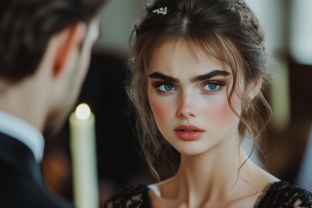 A smiling pregnant woman sitting outside | Source: Midjourney