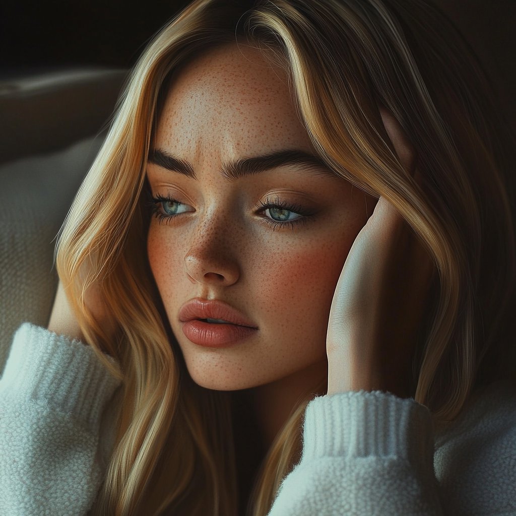 A stressed woman | Source: Midjourney