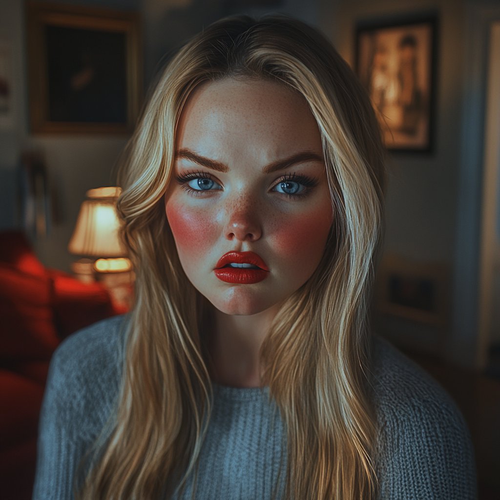 A woman staring indifferently | Source: Midjourney