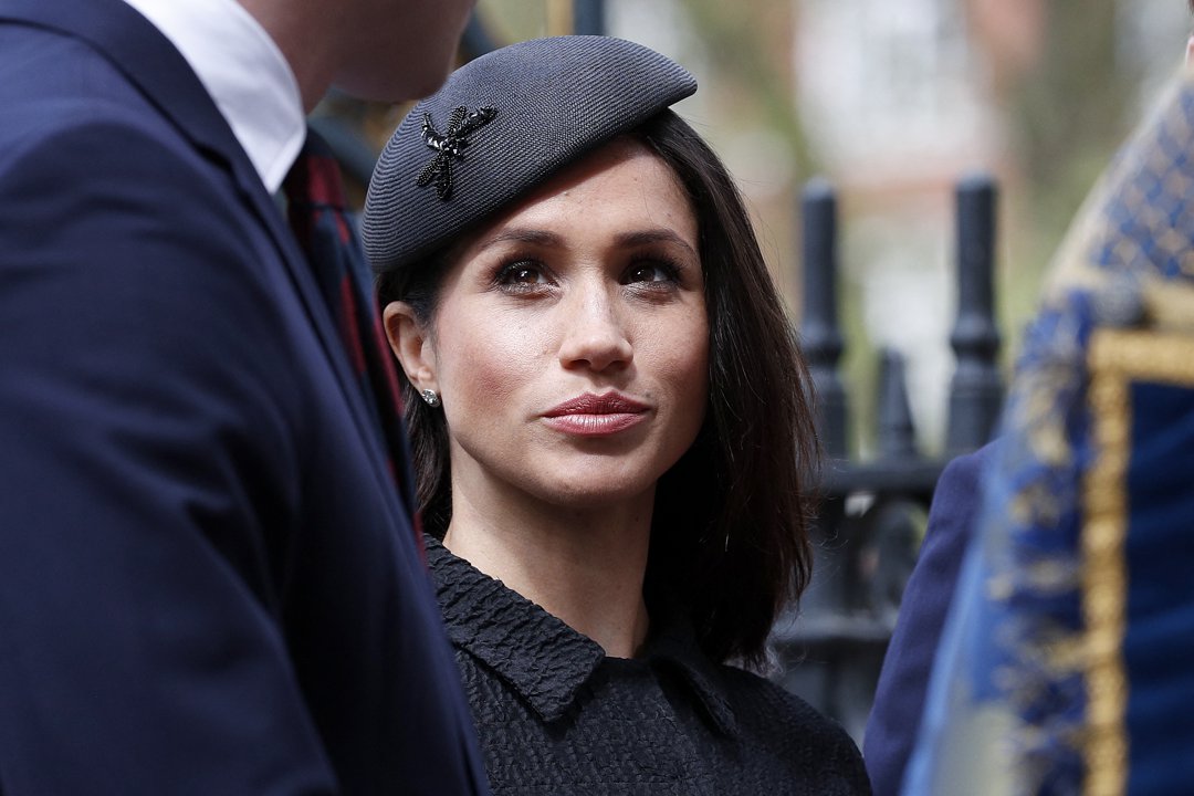 Meghan Markle at a service of commemoration and thanksgiving to mark Anzac Day on April 25, 2018, in Westminster Abbey, London, England. | Source: Getty Images