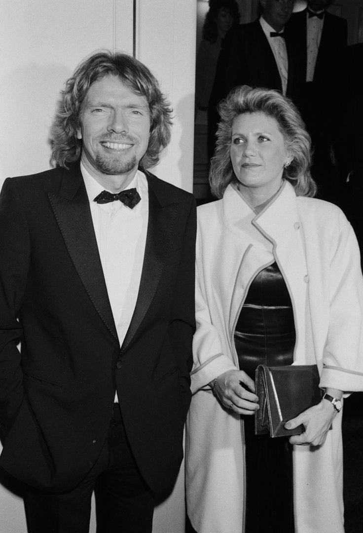 Richard Branson and Joan Templeman, circa 1985. | Source: Getty Images