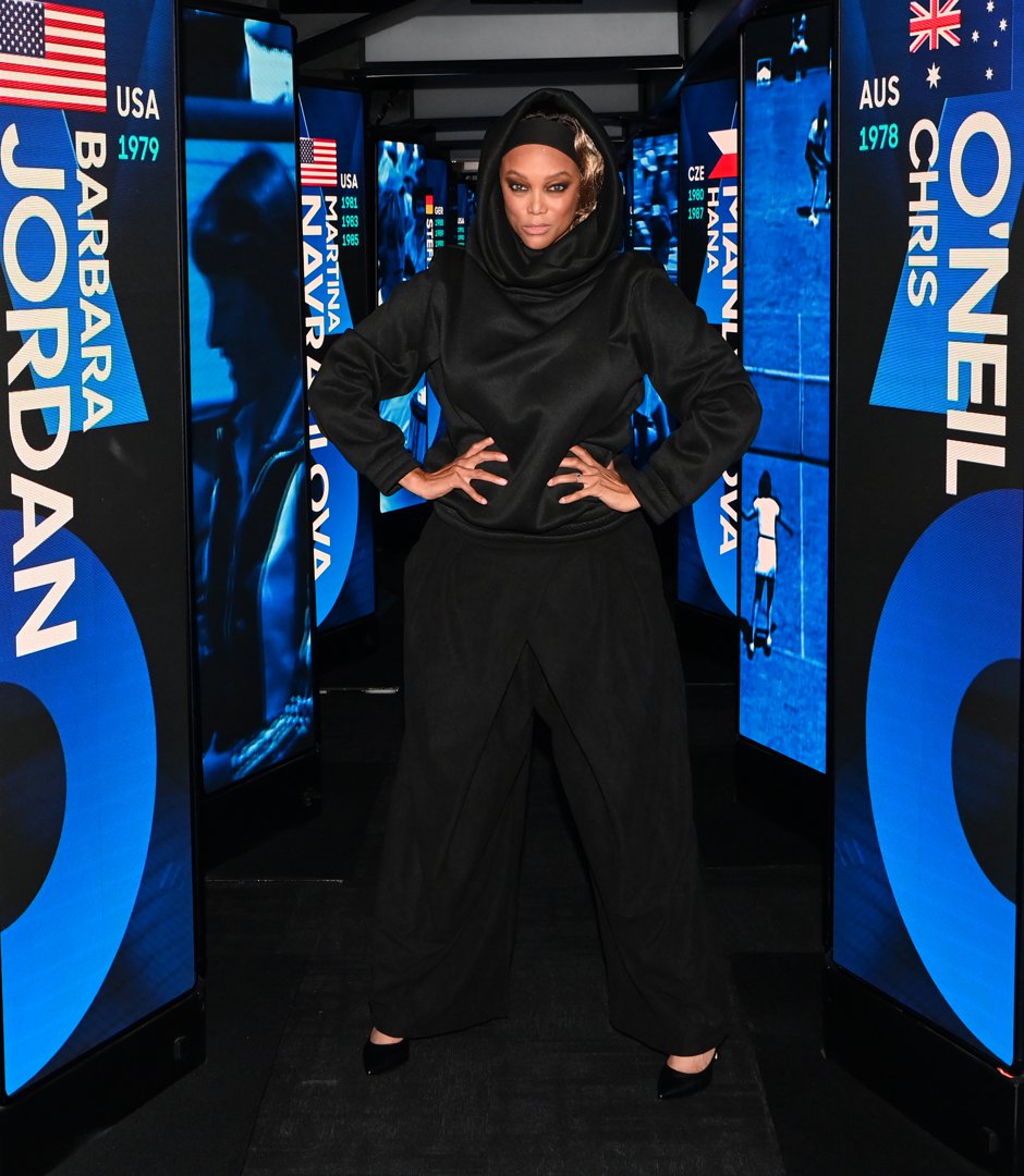 Tyra Banks poses for a photo in the 