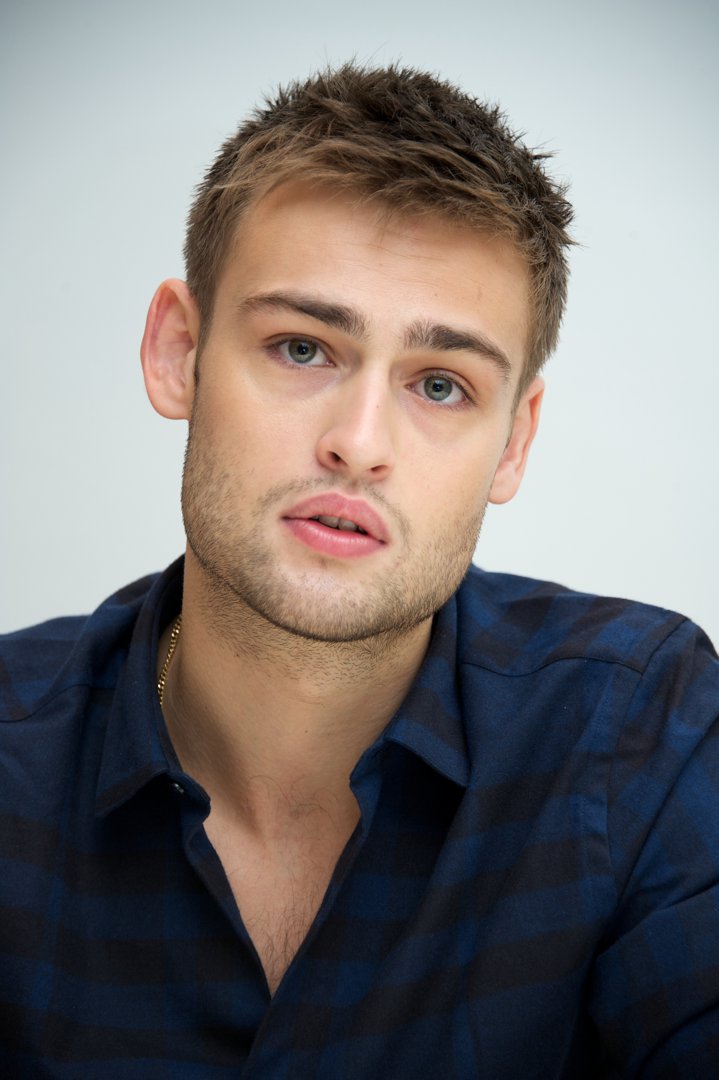 Deeply engaged. Douglas attends the 