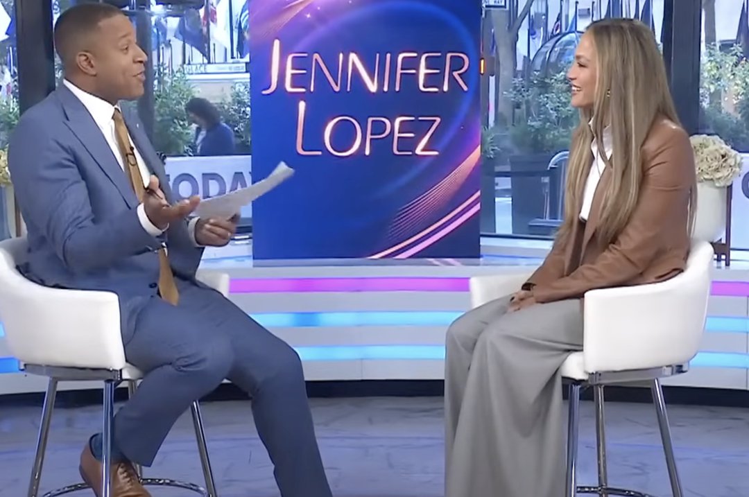 Craig Melvin interviews Jennifer Lopez in a recent episode of his show, dated October 6, 2025 | Source: YouTube/TODAY