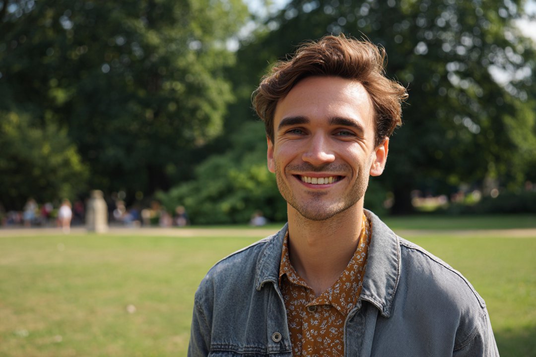 A man smiling | Source: Midjourney