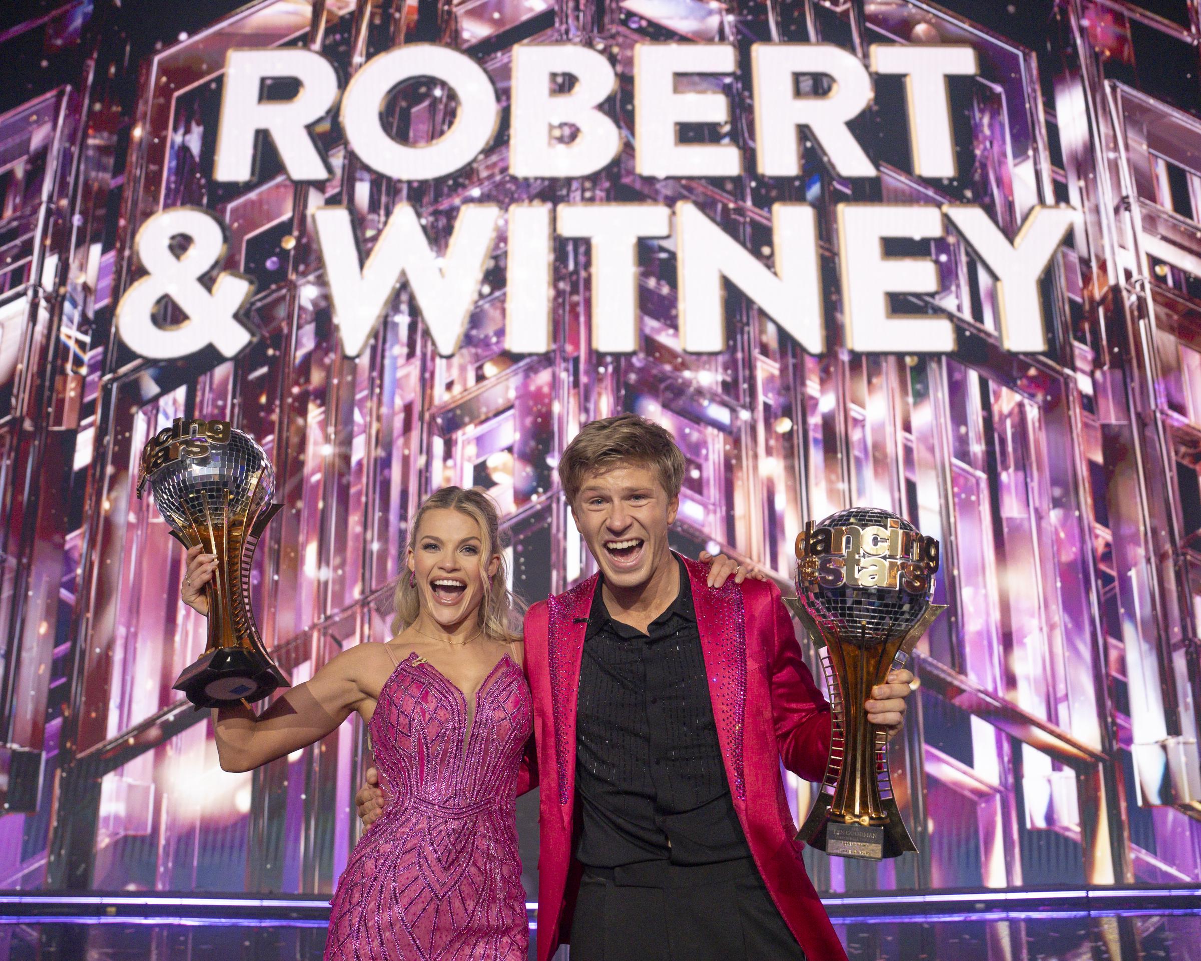 Witney Carson and Robert Irwin on