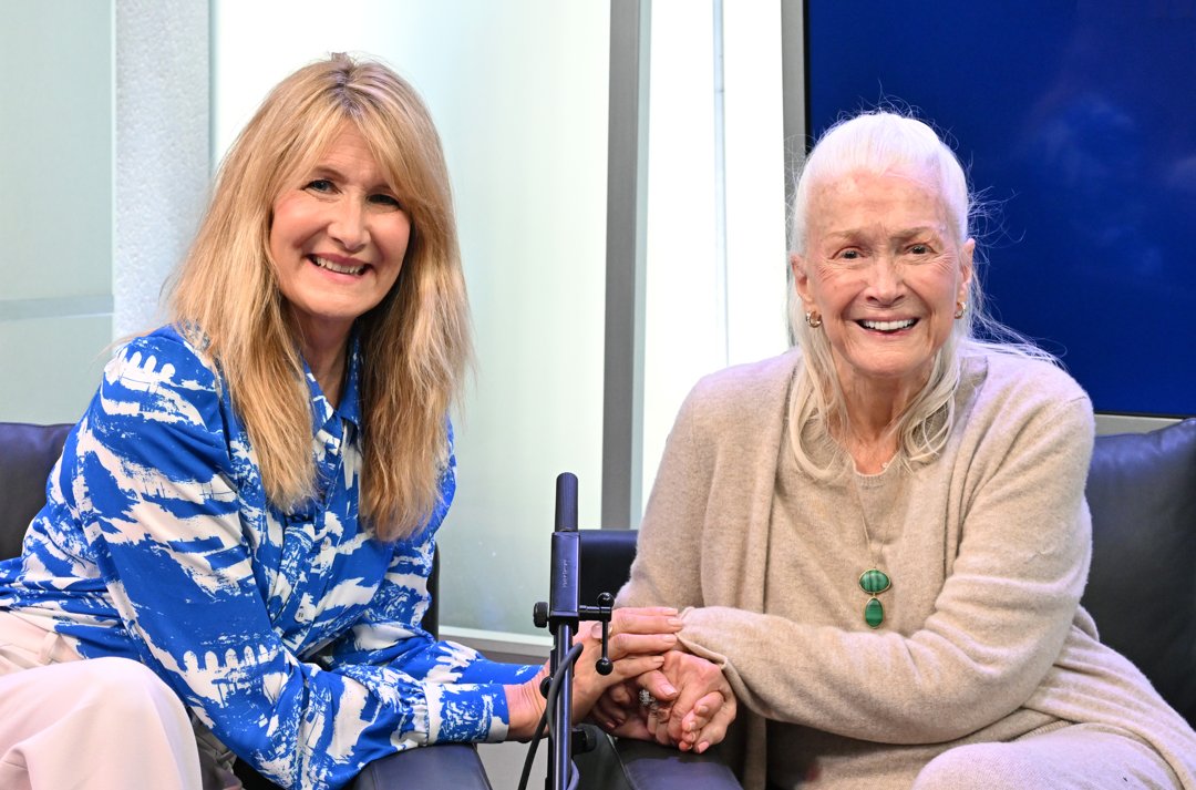 Laura Dern and Diane Ladd being interviewed at SiriusXM Studios | Source: Getty Images