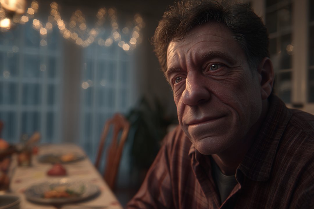 A man sitting at the table | Source: Midjourney