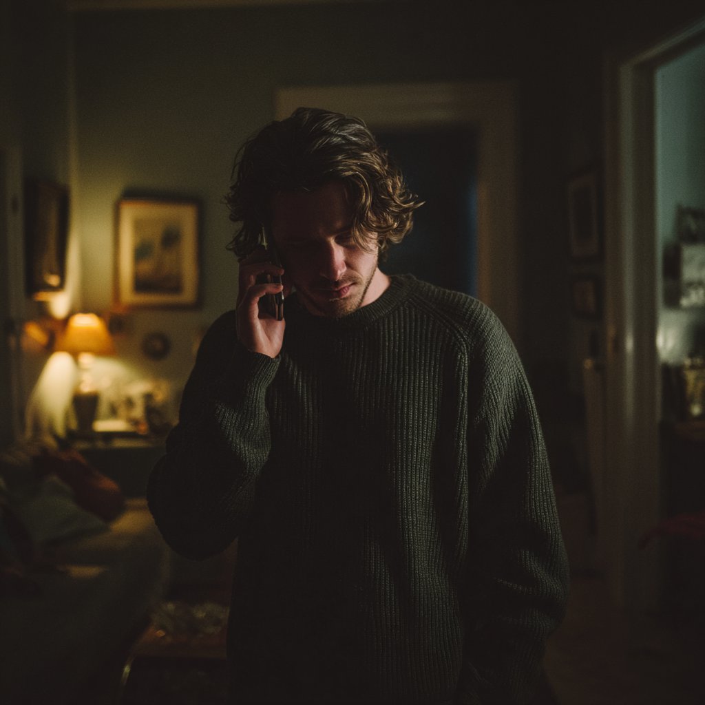 A man talking on a cell phone | Source: Midjourney