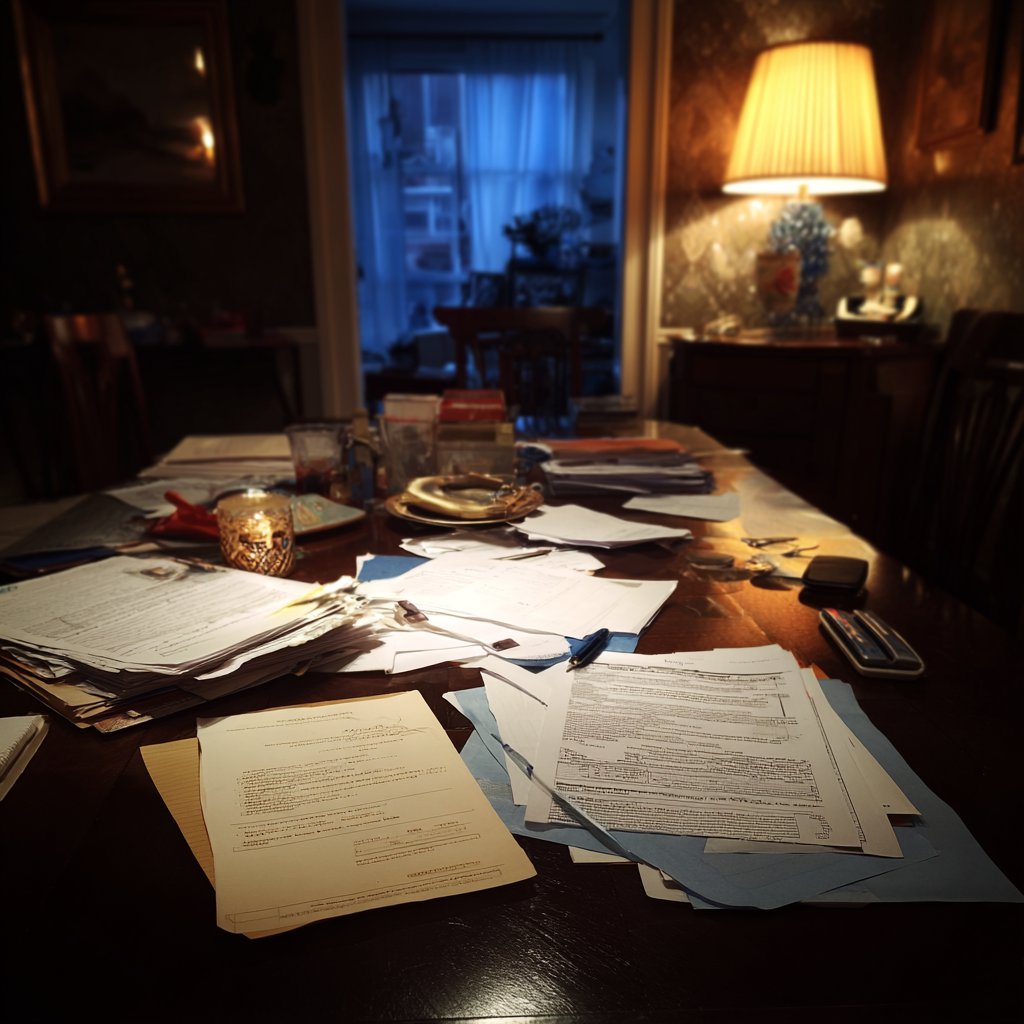 Documents on a table | Source: Midjourney