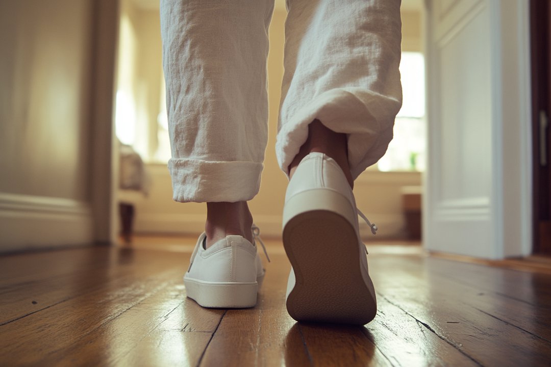 A woman walking away | Source: Midjourney