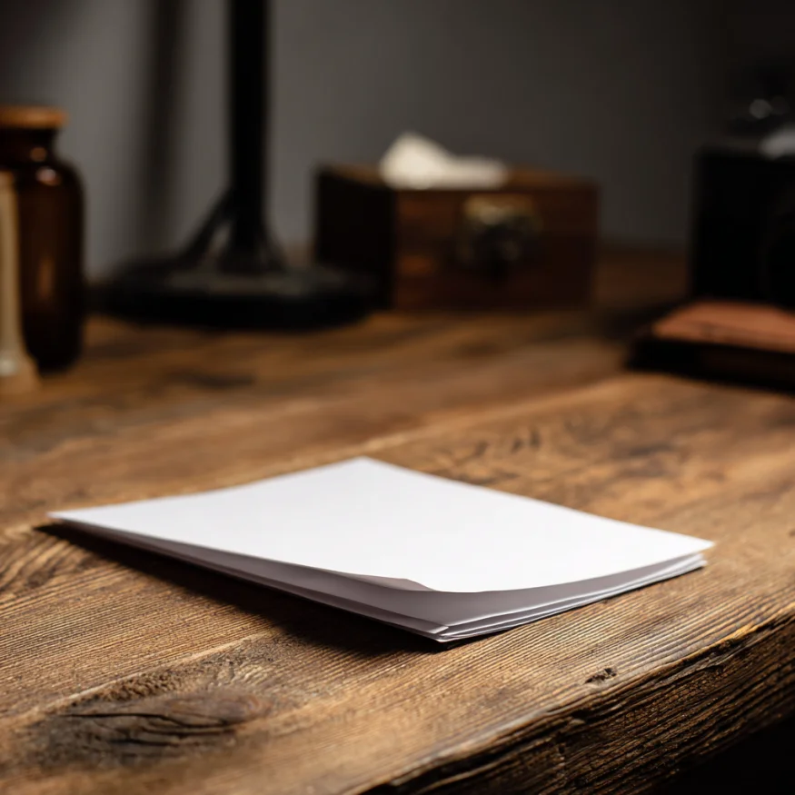 A note on a desk | Source: Midjourney