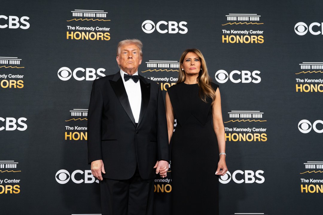 Donald and Melania Trump attend the 48th annual Kennedy Center Honors at the Kennedy Center on December 7, 2025 in Washington, DC.