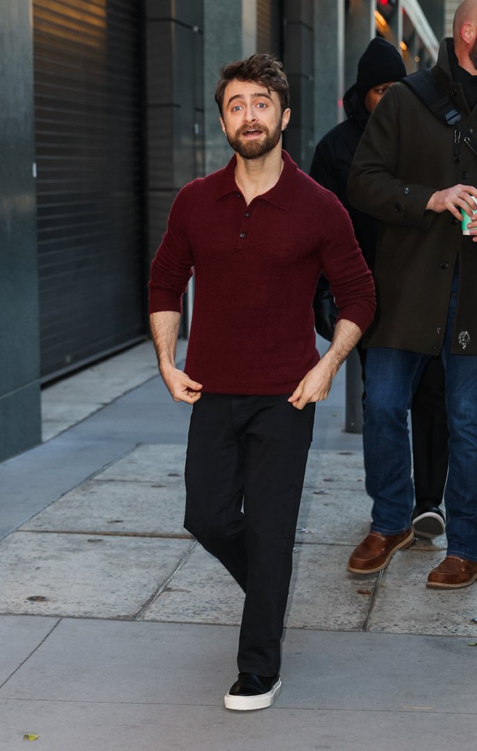 Daniel Radcliffe is seen arriving at