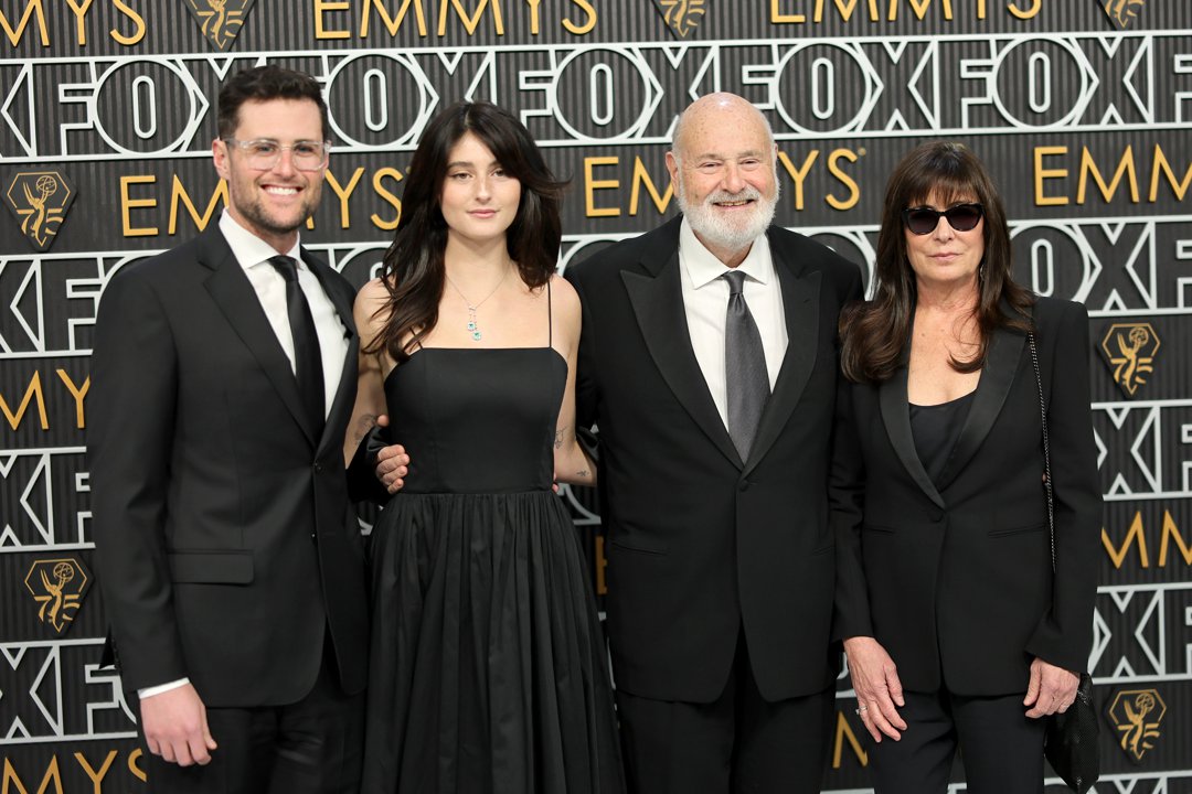 Rob Reiner and his family, Michele, Romy, and Jake attend the 75th Primetime Emmy Awards in Los Angeles on January 15, 2024. | Source: Getty Images