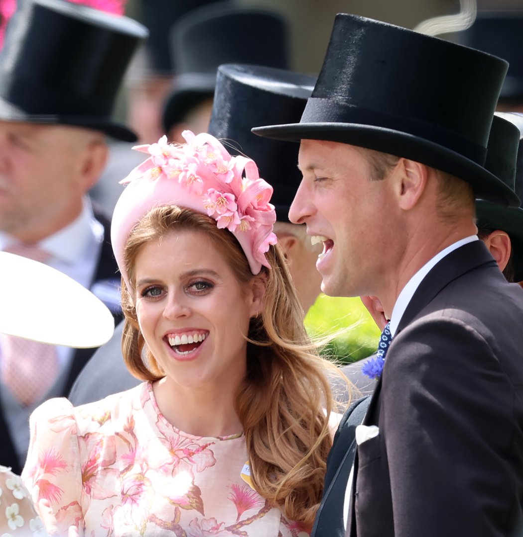 Princess Beatrice of York and William, Prince of Wales, on Day 2 of Royal Ascot 2024 on June 19 in England. | Source: Getty Images