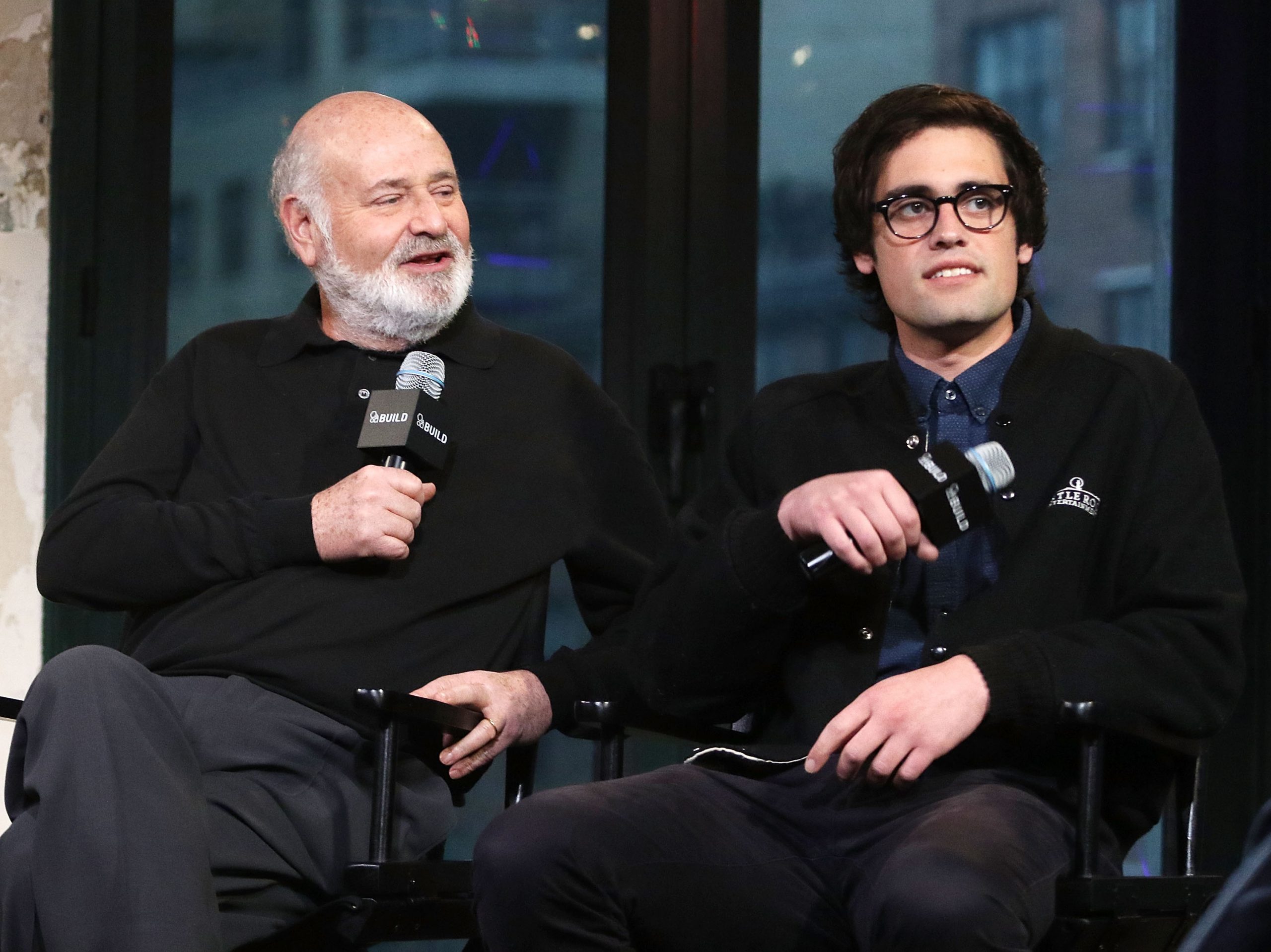 Rob Reiner and Nick Reiner attend AOL Build Speaker Series at AOL Studios on 4 May 2016 in New York City. | Source: Getty Images
